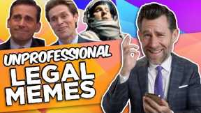 Lawyer Reacts to UNPROFESSIONAL Memes