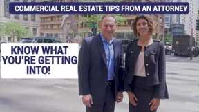 Commercial real estate tips from an attorney