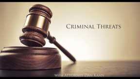 California Criminal Threats Law