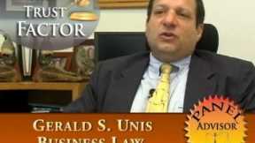 Legal Advice, Incorporation, Business Law Attorney, Gerald Unis, Tax Law
