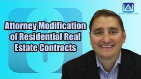 Attorney Modification of Residential Real Estate Contracts | Learn About Law