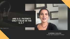 Are U.S. Patents only valid in the United States?