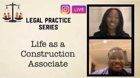 Legal Practice Series - Life as a Construction Lawyer | Real Estate | Commercial law | Leading firm