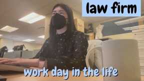 MY FIRST DAY IN-PERSON AT MY IP LAW FIRM JOB! working as a paralegal in washington dc