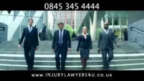 Injury Lawyers 4U advert - Woman Lawyer Falls Over