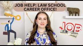 Law School CAREER OFFICE: Take ADVANTAGE of these Three Opportunities! LAWYER Explains!