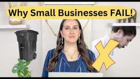 Your Small Business Will FAIL! Business Lawyer Explains Top Three Reasons Why! [Virtual ON Law Firm]