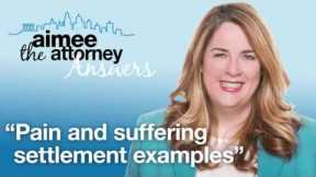 Pain and Suffering Settlement Examples - Personal Injury Lawyer on Why Calculators Are Not Accurate