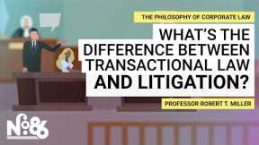 What is the Difference between Transactional Law and Litigation? [No. 86]