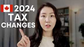 ACCOUNTANT EXPLAINS Important TAX CHANGES in CANADA for 2024 | TFSA, RRSP, FHSA, CPP & Tax Brackets