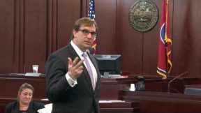 Defense lawyer Worrick Robinson delivers closing arguments in Vandy rape case