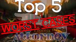 Top 5 Least Favorite Ace Attorney Cases