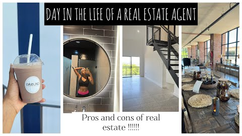 DAY IN THE LIFE OF A REAL ESTATE AGENT VLOG| Pros and Cons of Real Estate | #southafricanyoutuber