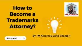 How to Become a Trademarks Attorney?  TM Check out https://www.legaleech.com/9daf7bd2