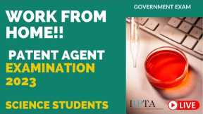 Work From Home : Become Patent Agent : Science Students #patent #biotechnology