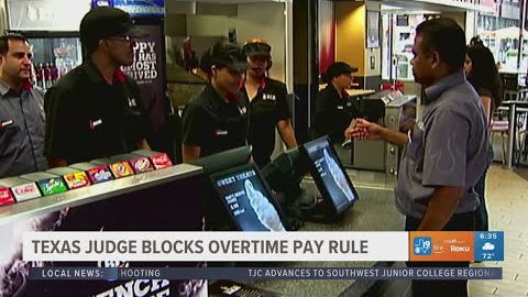 Texas judge blocks overtime pay rule