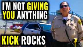 IDIOT Female Cop Gets Owned! Corrupt Cop Retaliation Failed *ID REFUSAL* First Amendment Audit