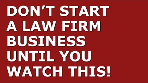 How to Start a Law Firm Business | Free Law Firm Business Plan Template Included