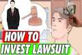 How to invest lawsuit money or