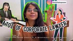 TRUTH of CORPORATE LAWYERS: Real work and job| See this if you want to become a corporate lawyer👩🏻‍🎓