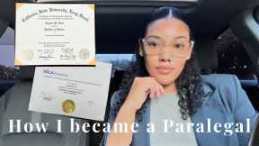 How to become a Paralegal | How to get a Paralegal Job | My journey & Steps to become a Paralegal