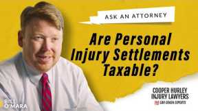 Are Personal Injury Settlements Taxable? | Ask an Attorney