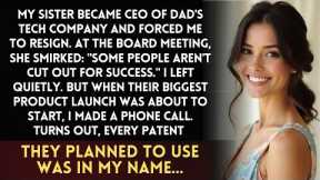 CEO Sister Made Me Resign From Dad's Company, But She Forgot To Check WHO Owned The Patents!