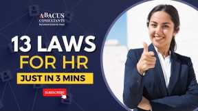 13 Laws That Every HR Should Know About