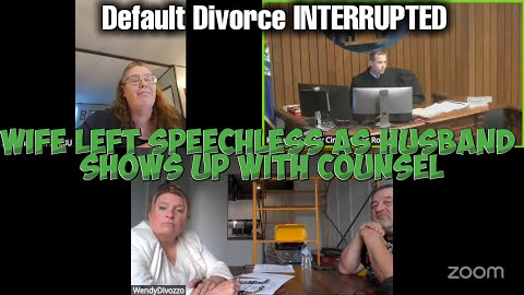 I Was Just Retained! Husband's Lawyer STORMS In to Stop Default Divorce