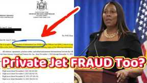 Private Jet FRAUD Too? Letitia James in ANOTHER SCANDAL. Can't Explain Jet Expenses #letitiajames