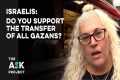 Israelis: Do you support transfer of