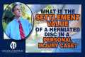 What Is The Settlement Value Of A