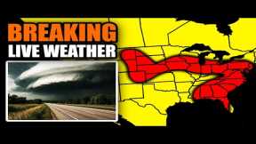 🔴LIVE - TORNADO Coverage With Storm Chasers On The Ground - Live Weather Channel...