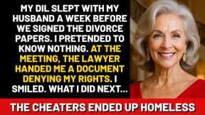 My daughter-in-law slept with my husband a week before we signed the divorce papers. I pretended...