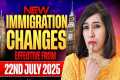 New UK Immigration Changes from 22nd
