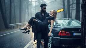 She Jumped Into His Arms As the Black Billionaire’s Car Screeched to a Halt—Only He Could Save Her