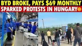 BYD Runs Out of Money, Pays Workers $69 a Month, Sparked Protests and Blocked Site in Hungary