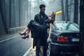 She Jumped Into His Arms As the Black 