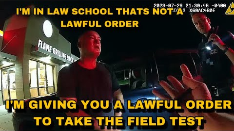 Cop Fails To Intimidate Law Student Into Doing A Field Sobriety Test