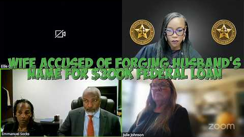 Wife Accused Of Forging Husband's Name For $300K Federal Loan