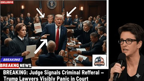 BREAKING: Judge Signals Criminal Referral — Trump Lawyers Visibly Panic in Court