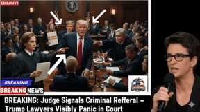 BREAKING: Judge Signals Criminal Referral — Trump Lawyers Visibly Panic in Court