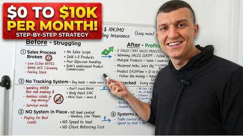 I didn't start making $10K/mo as an insurance agent until I did this