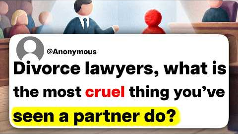 Divorce lawyers, what is the most cruel thing you've seen a partner do?