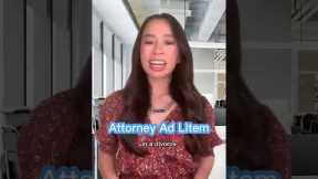 What is an attorney ad litem? #divorcelawyer #divorce #law