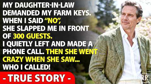 At My Son’s Wedding, My Daughter-in-Law Demanded My Farm Keys Before All— I Said ‘Over My Dead Body’