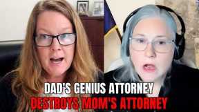 Wife Lawyer Goes Mad After Dad's Attorney Shut Down Her Demands