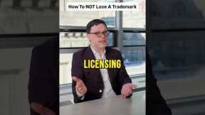 How To NOT Lose A Trademark