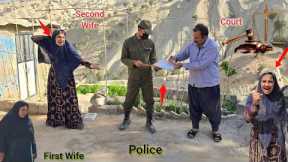 Shock to the evil second wife:Police presence and confirmation of filing divorce petition by husband